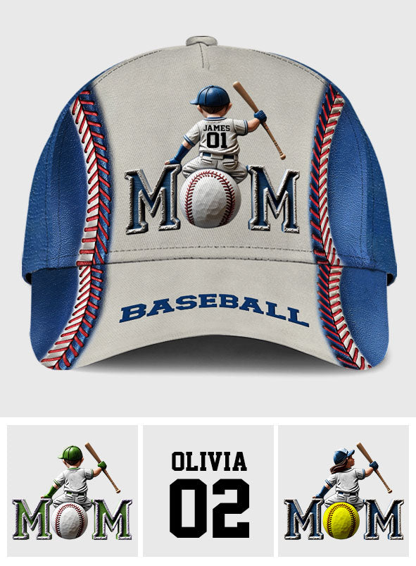 Baseball/ Softball Mom - Personalized Mother Classic Cap