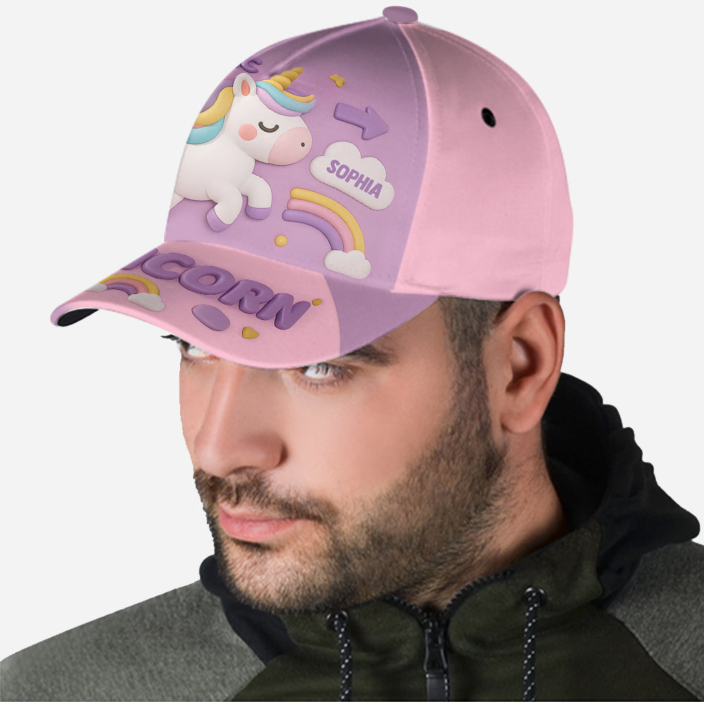 Cute Unicorn or Turtle Children's Gift - Personalized Kid Classic Cap