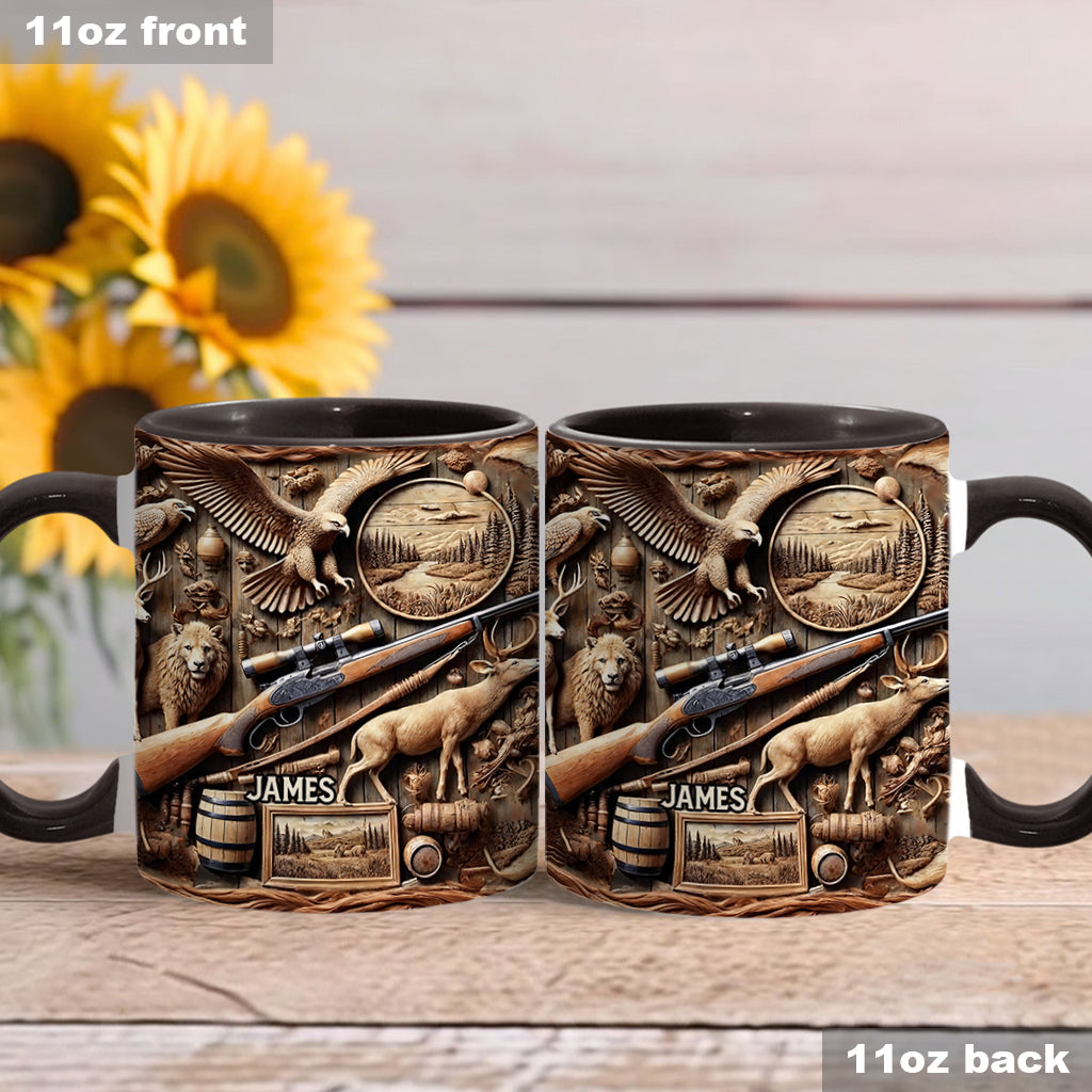 Love Hunting - Personalized Hunting Accent Mug