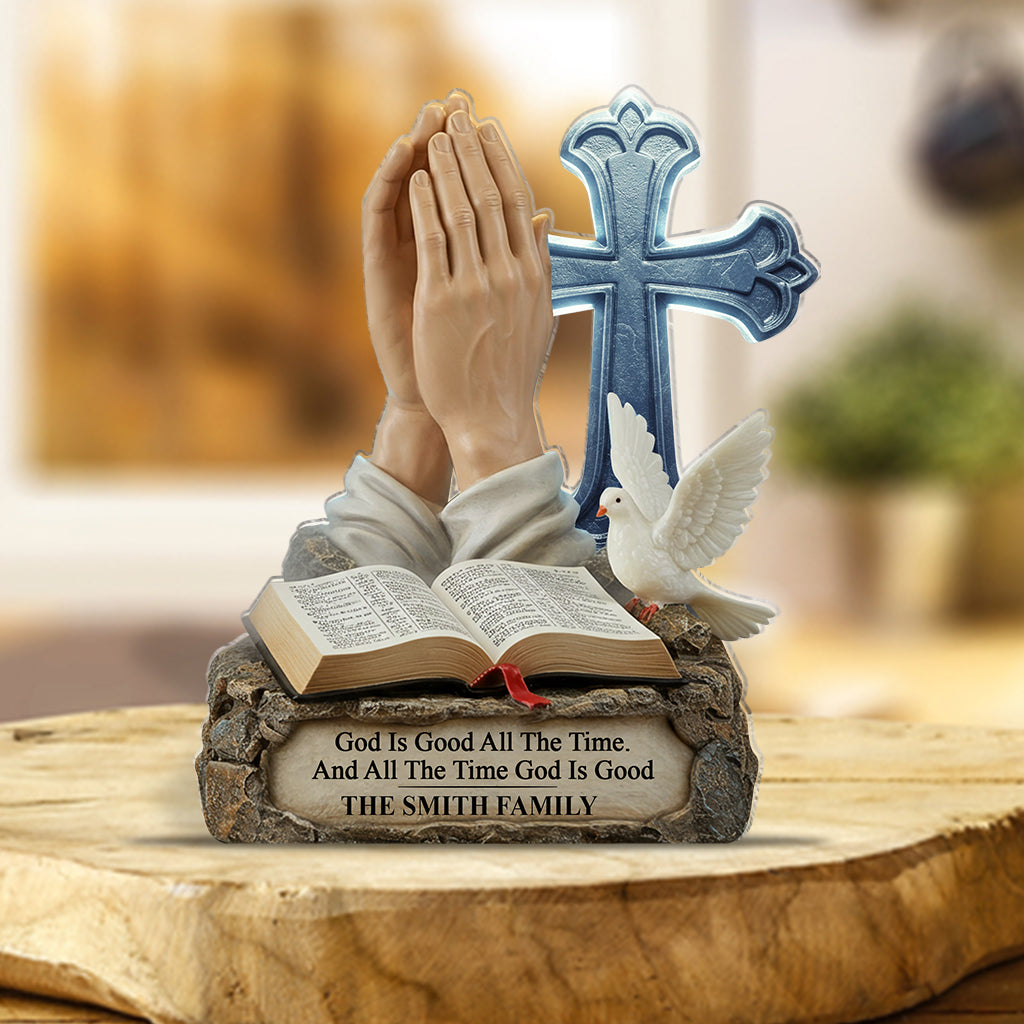 God Is Good - Personalized Christian Custom Shaped Acrylic Plaque