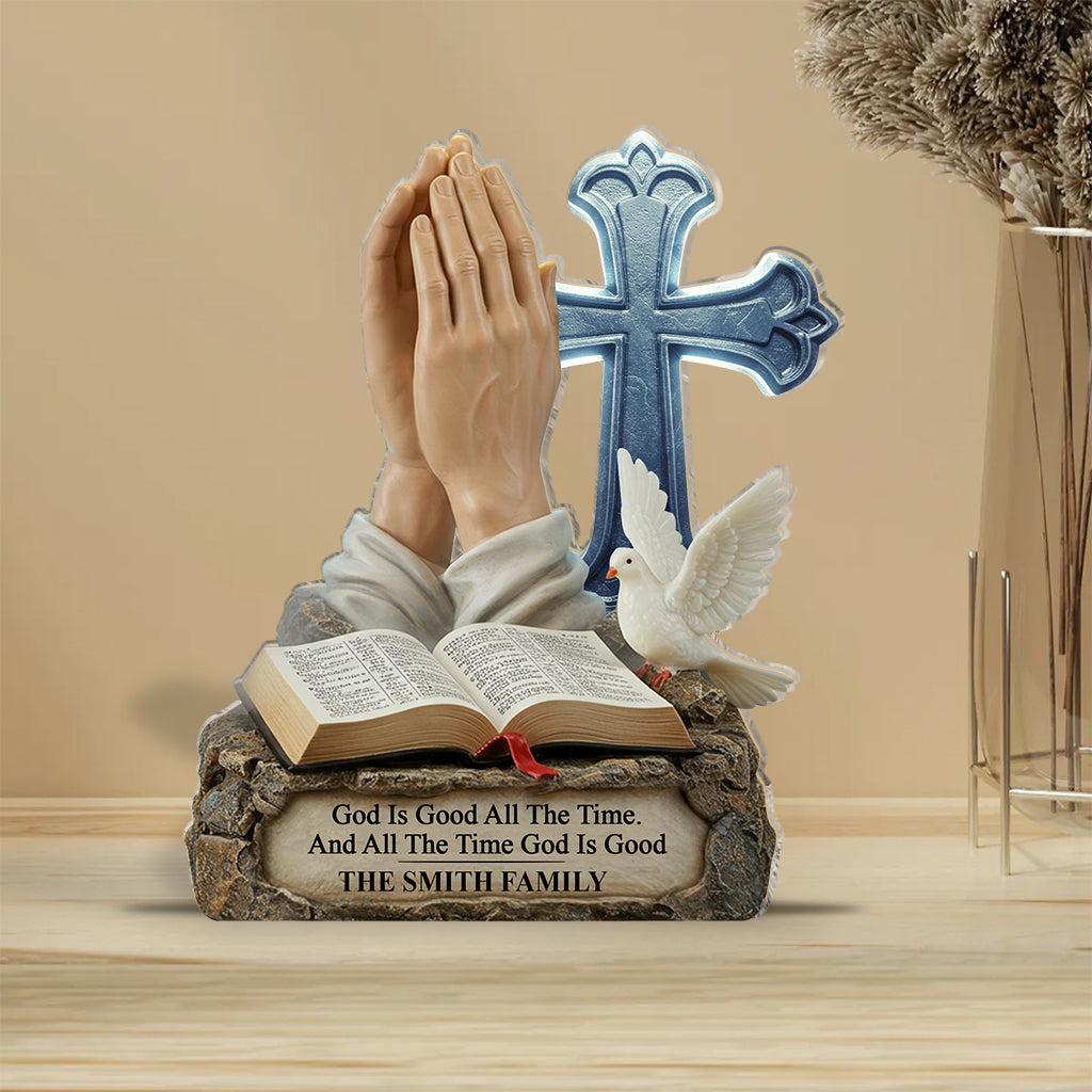 God Is Good - Personalized Christian Custom Shaped Acrylic Plaque