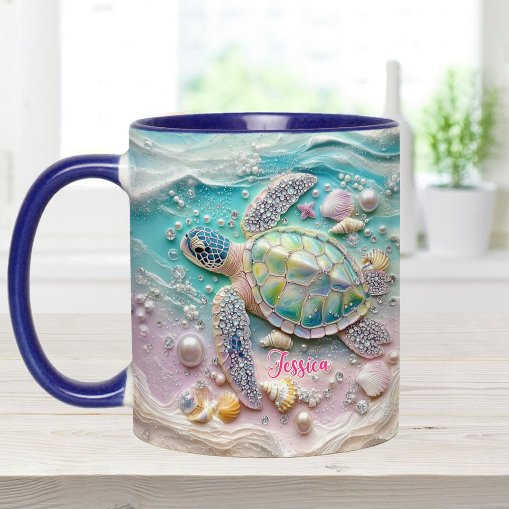 Love Turtles - Personalized Turtle Accent Mug