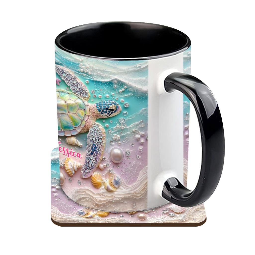 Love Turtles - Personalized Turtle Accent Mug