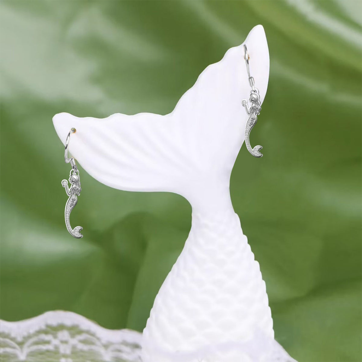 Elegant Mermaid - Personalized Sea Lover Earrings