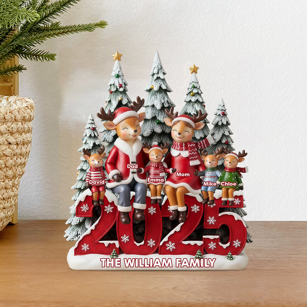 Happy Family - Personalized Family Custom Shaped Acrylic Plaque