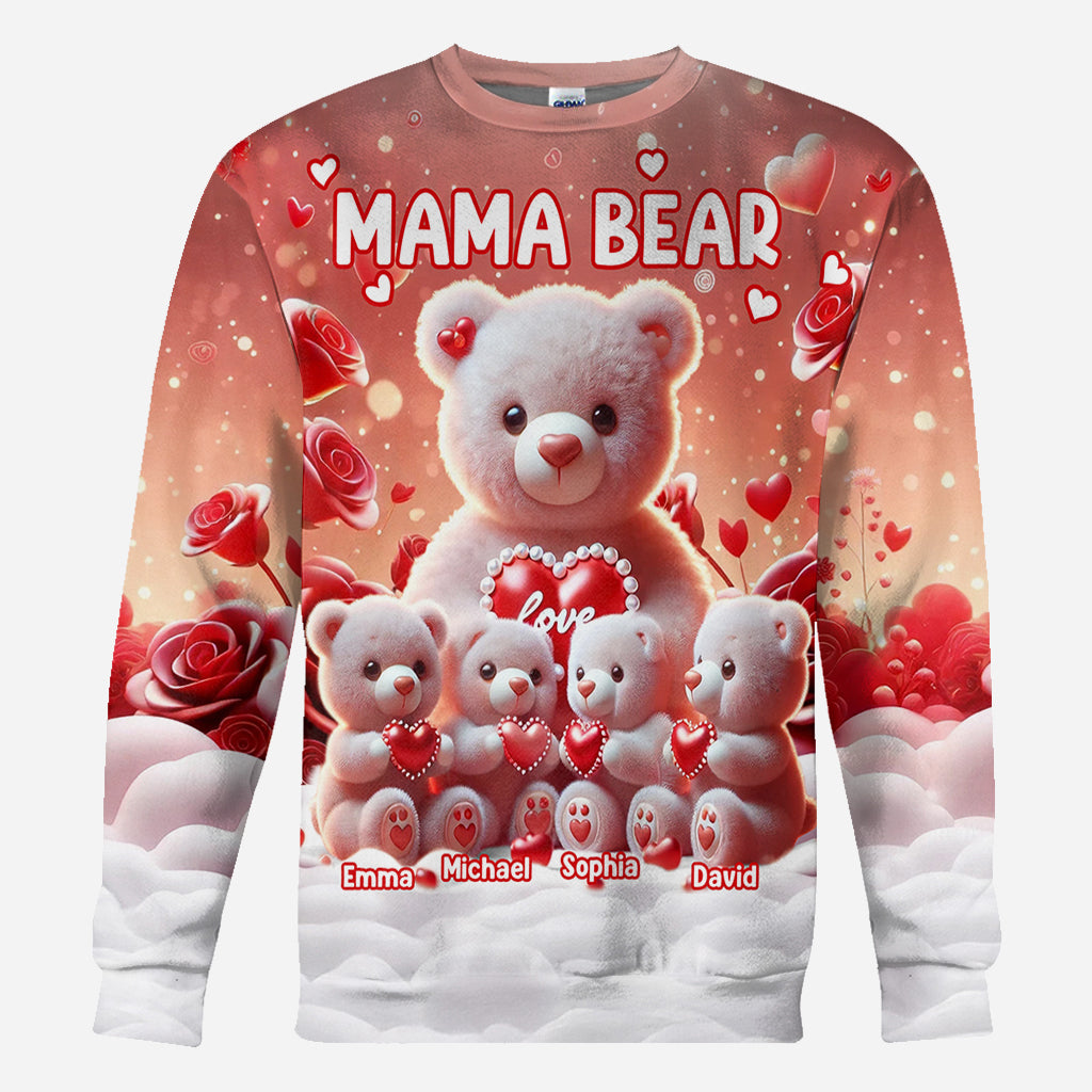 Mama Bear - Personalized Grandma All Over Shirt