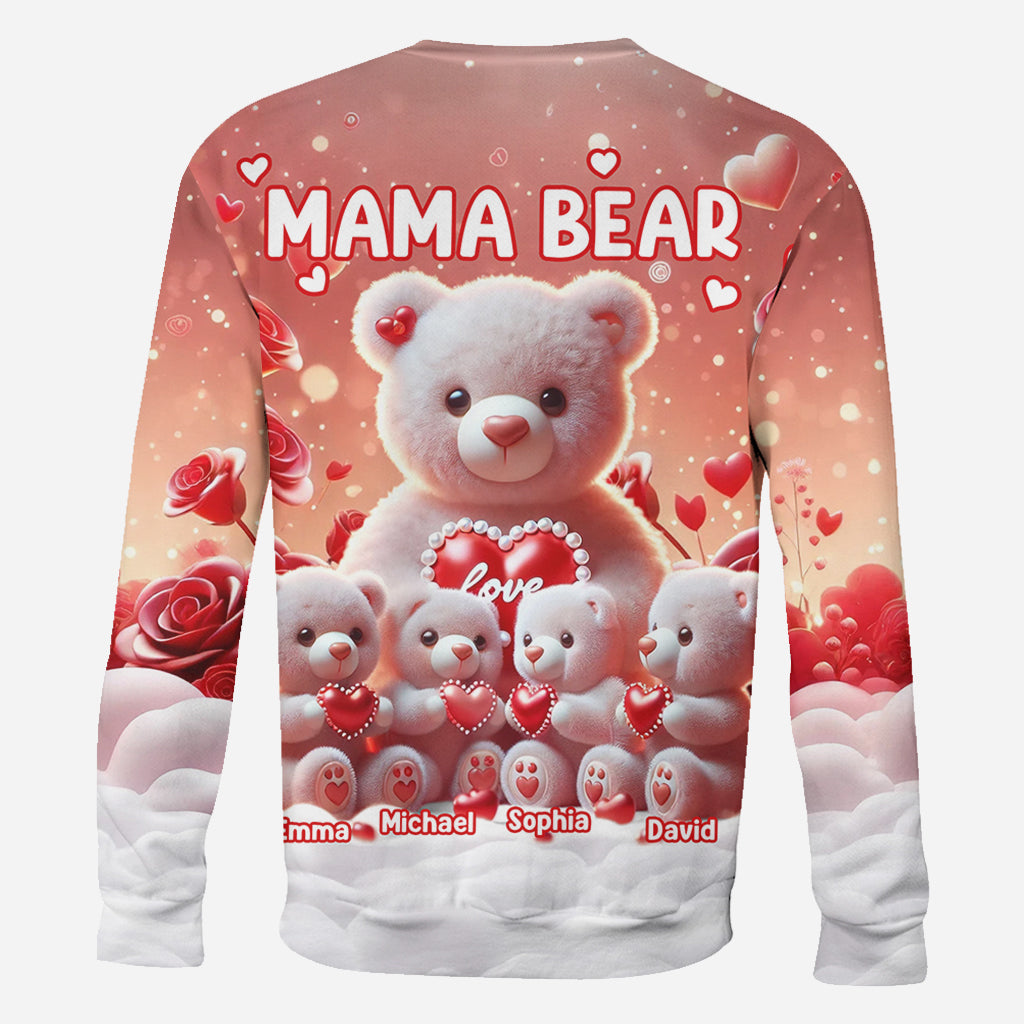 Mama Bear - Personalized Grandma All Over Shirt