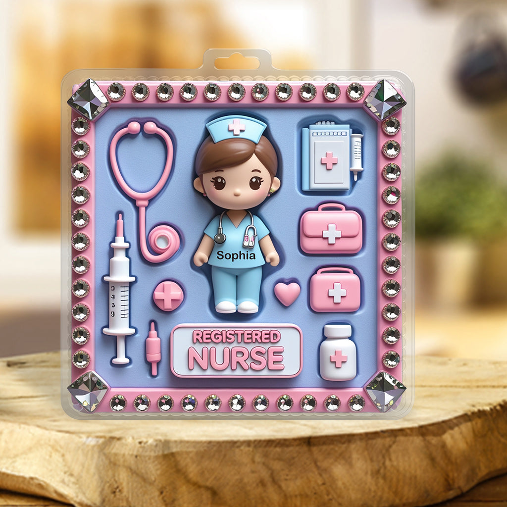 Nurse Life - Personalized Nurse Custom Shaped Acrylic Plaque