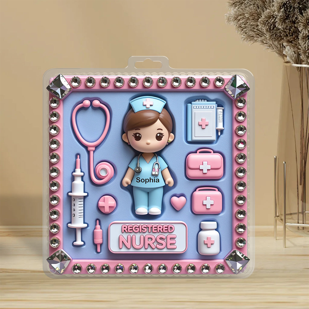 Nurse Life - Personalized Nurse Custom Shaped Acrylic Plaque