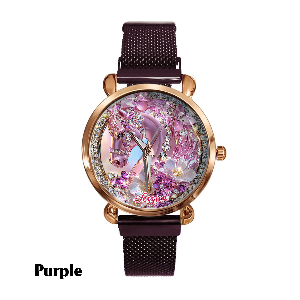 Horse Girl - Personalized Horse Women Hand Watch