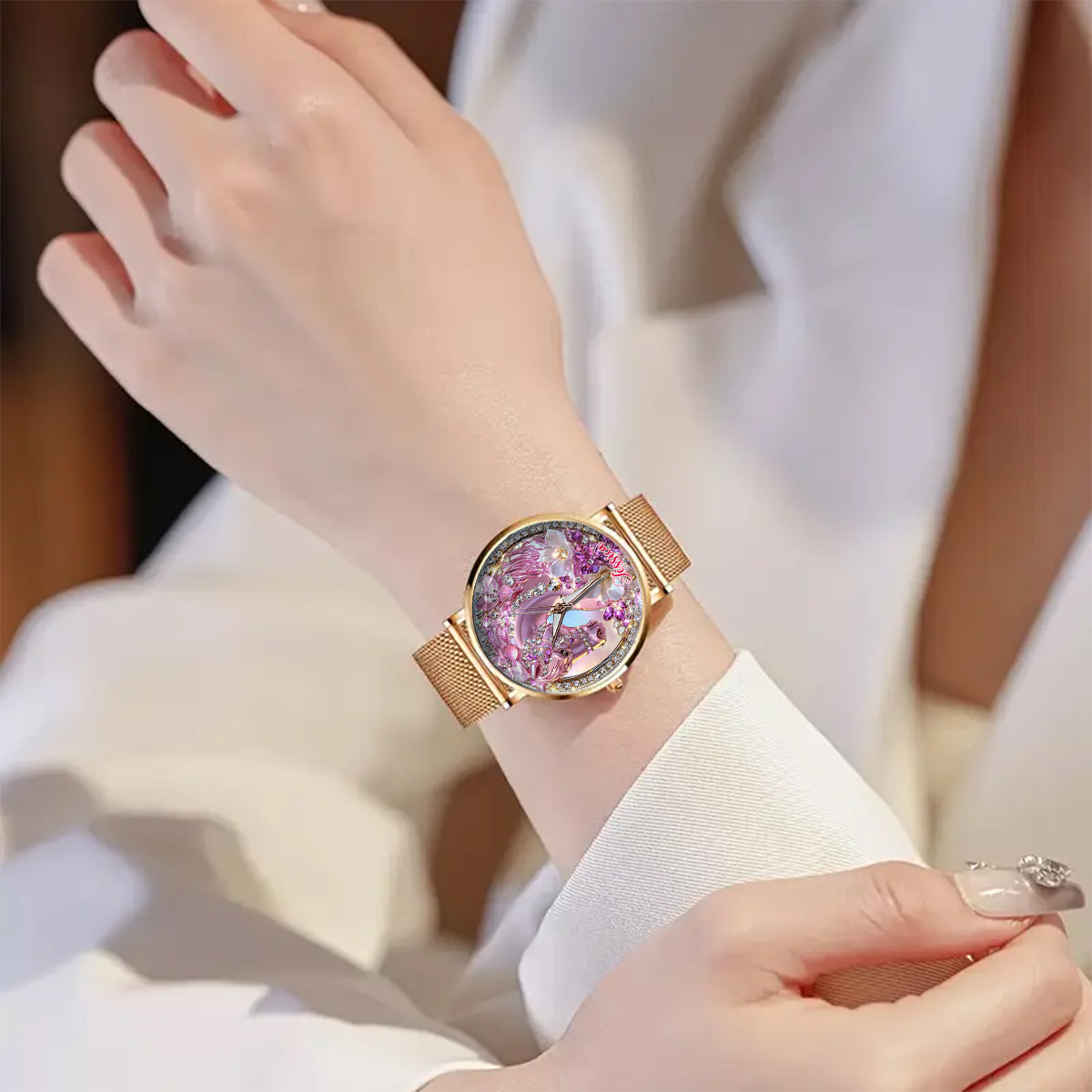 Horse Girl - Personalized Horse Women Hand Watch