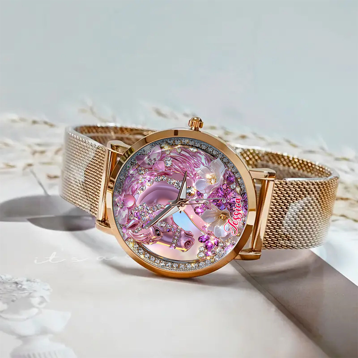 Horse Girl - Personalized Horse Women Hand Watch