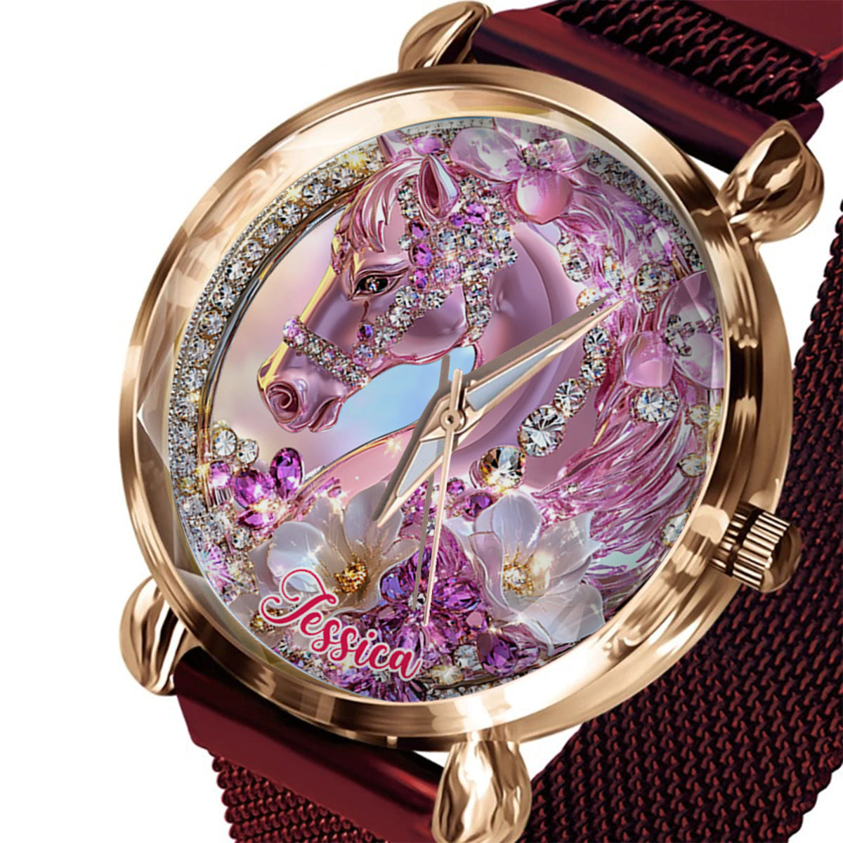 Horse Girl - Personalized Horse Women Hand Watch