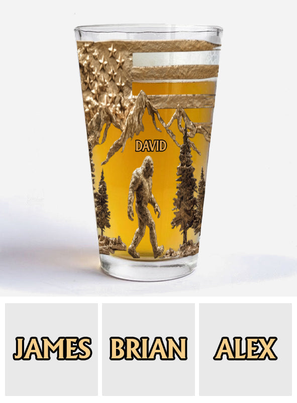 Sasquatch & Bier – Personalisiertes Bierglas