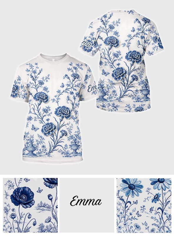 Geburtsblume - Personalisierte Selbstliebe All Over Shirt