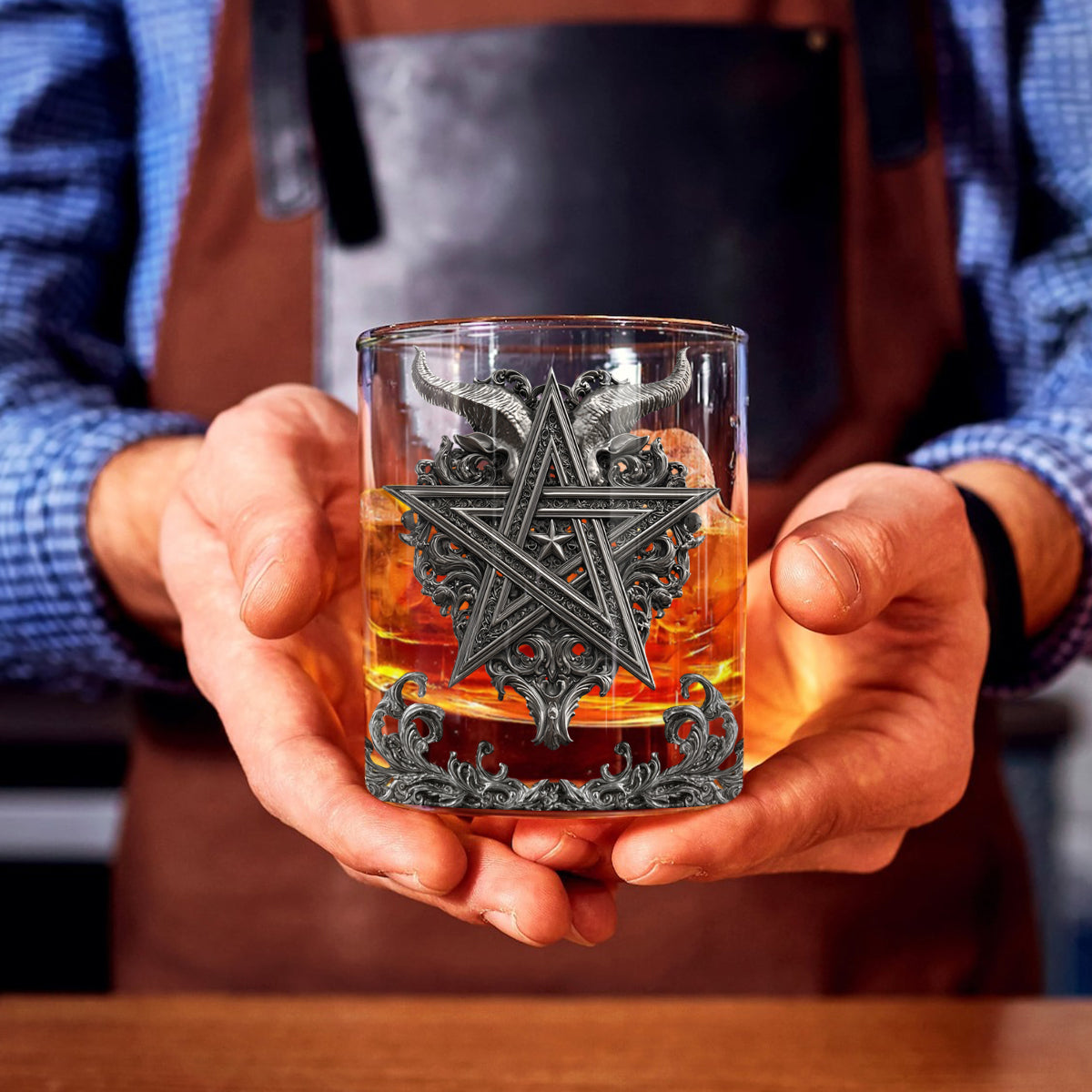 Witch Way To The Wiskey - Personalized Witch Whiskey Bottle & Glass