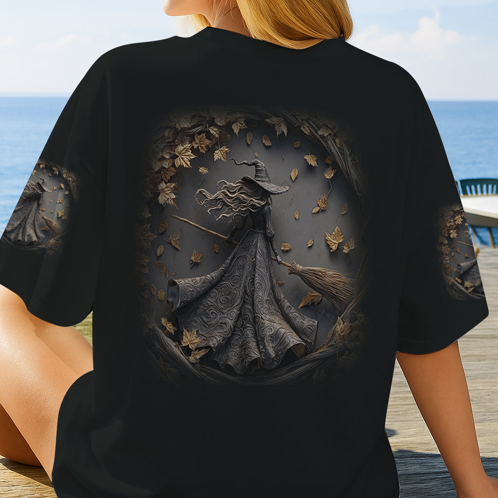 Black Witch - Personalized Witch All Over Shirt