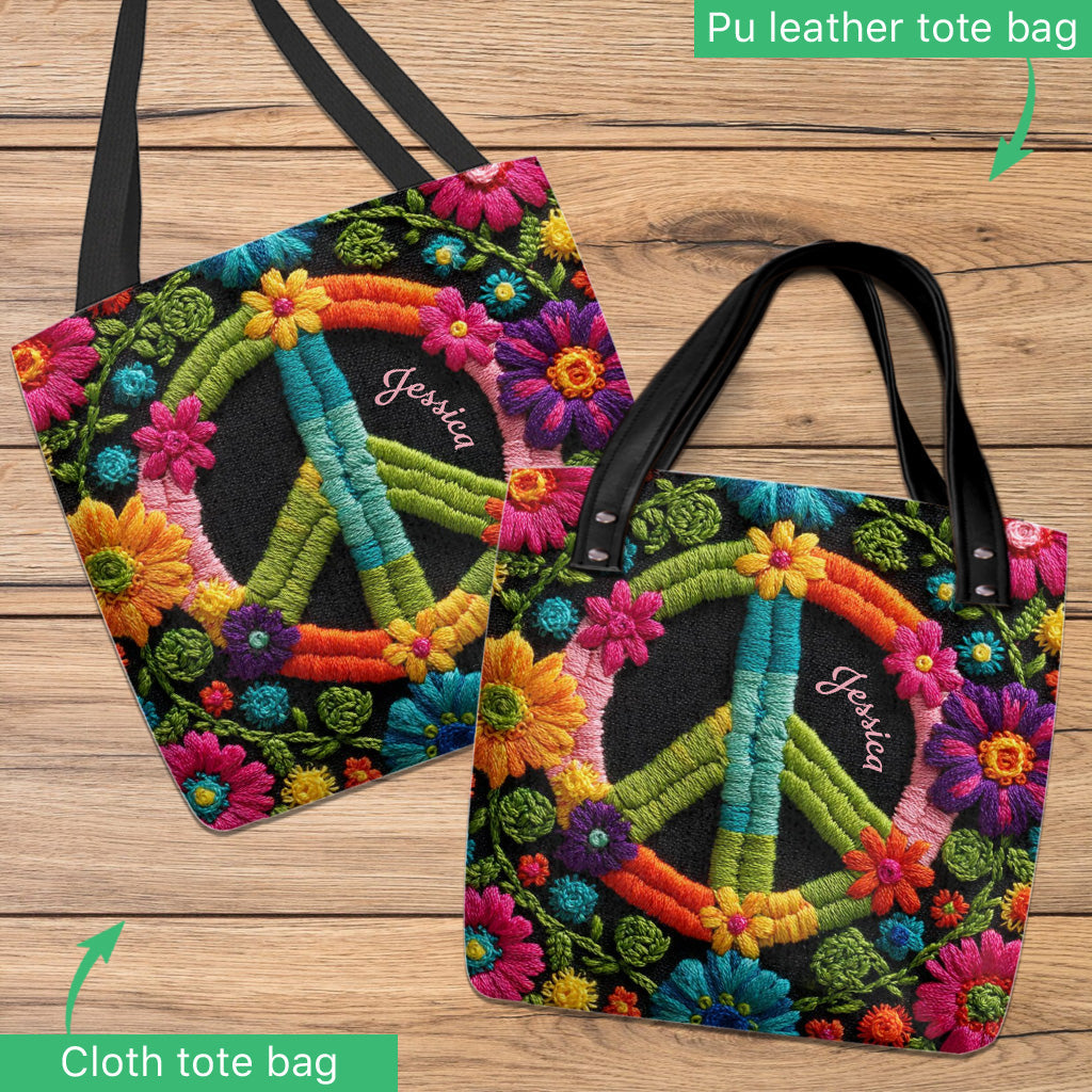Hippie Soul - Personalized Hippie Tote Bag