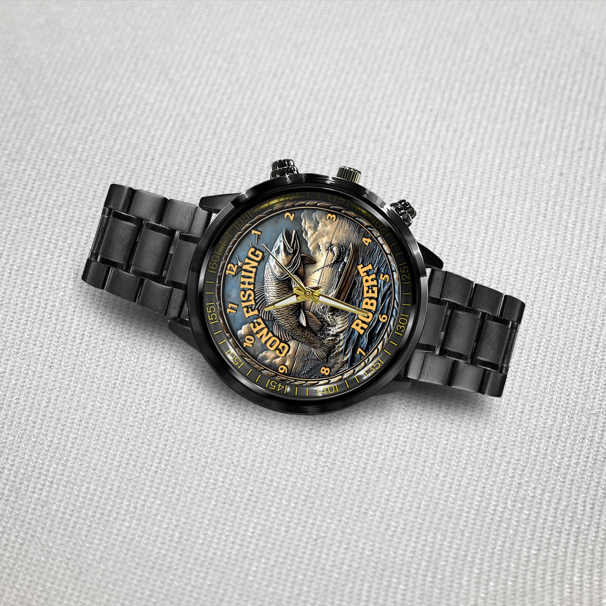 Gone Fishing - Personalized Fishing Hand Watch