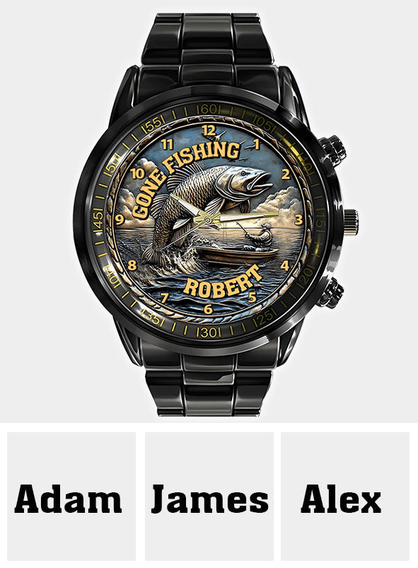 Gone Fishing - Personalized Fishing Hand Watch