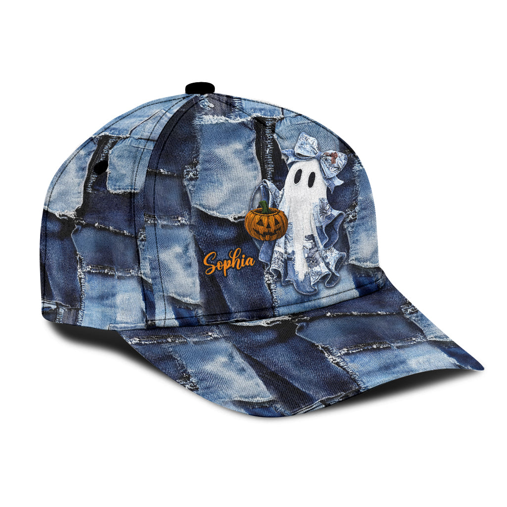 Coquette Halloween Ghost - Personalized Halloween Classic Cap
