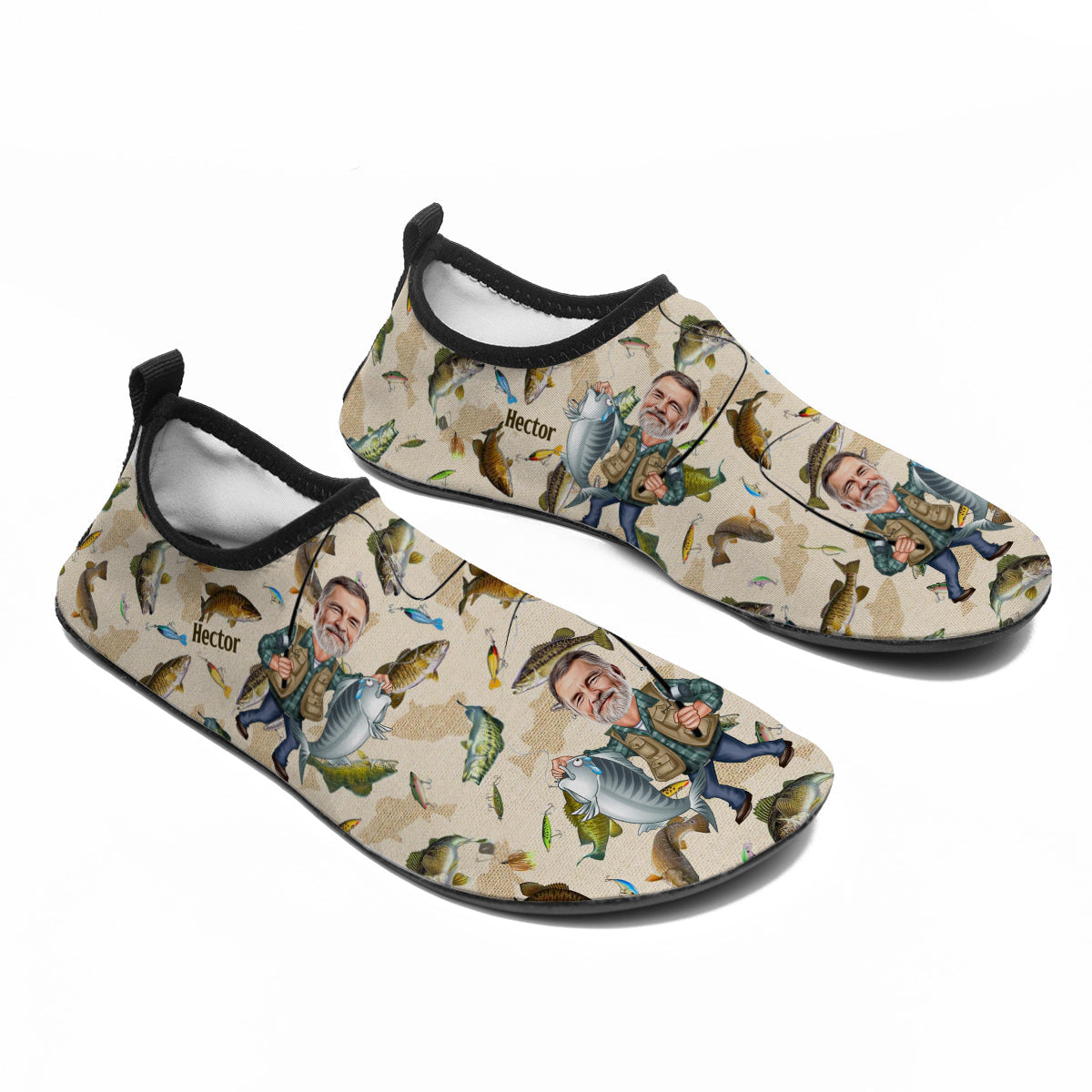 Fishing Water Shoes - Personalized Fishing Water Shoes