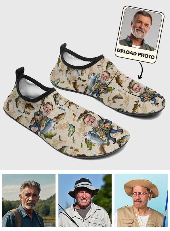 Fishing Water Shoes - Personalized Fishing Water Shoes