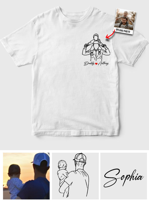 Best Dad Ever - Personalized Father T-shirt And Hoodie