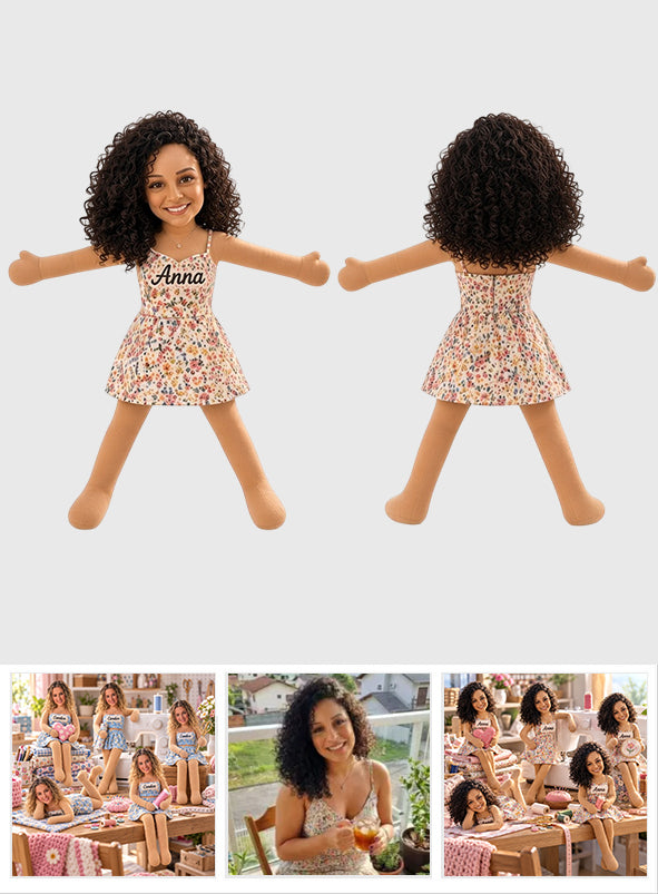 Custom Any Photo Toy - Personalized Sewing Posable Plush Doll