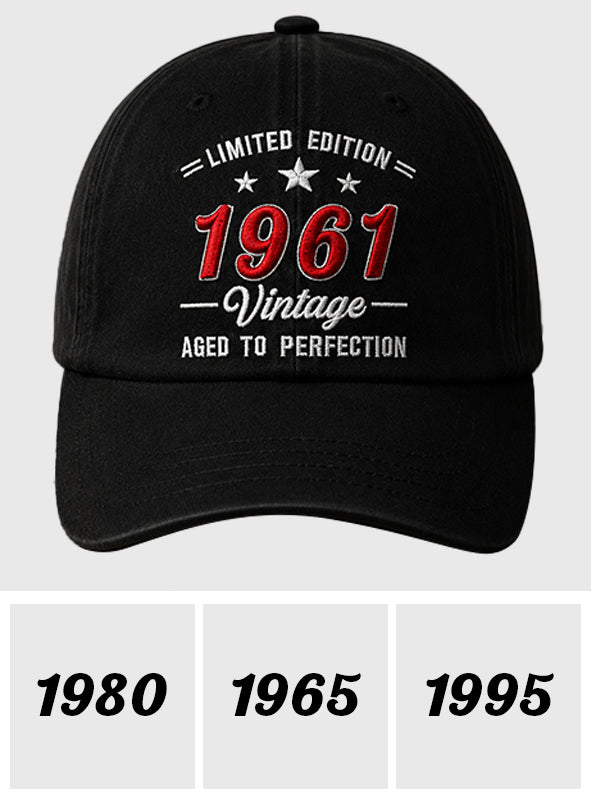 Birthday Gift - Personalized Birthday Embroidered Classic Cap