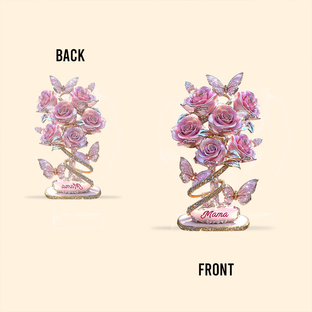 My Garden Christmas Gift For Mom, Grandma,... - Personalized Custom Shaped Acrylic Plaque