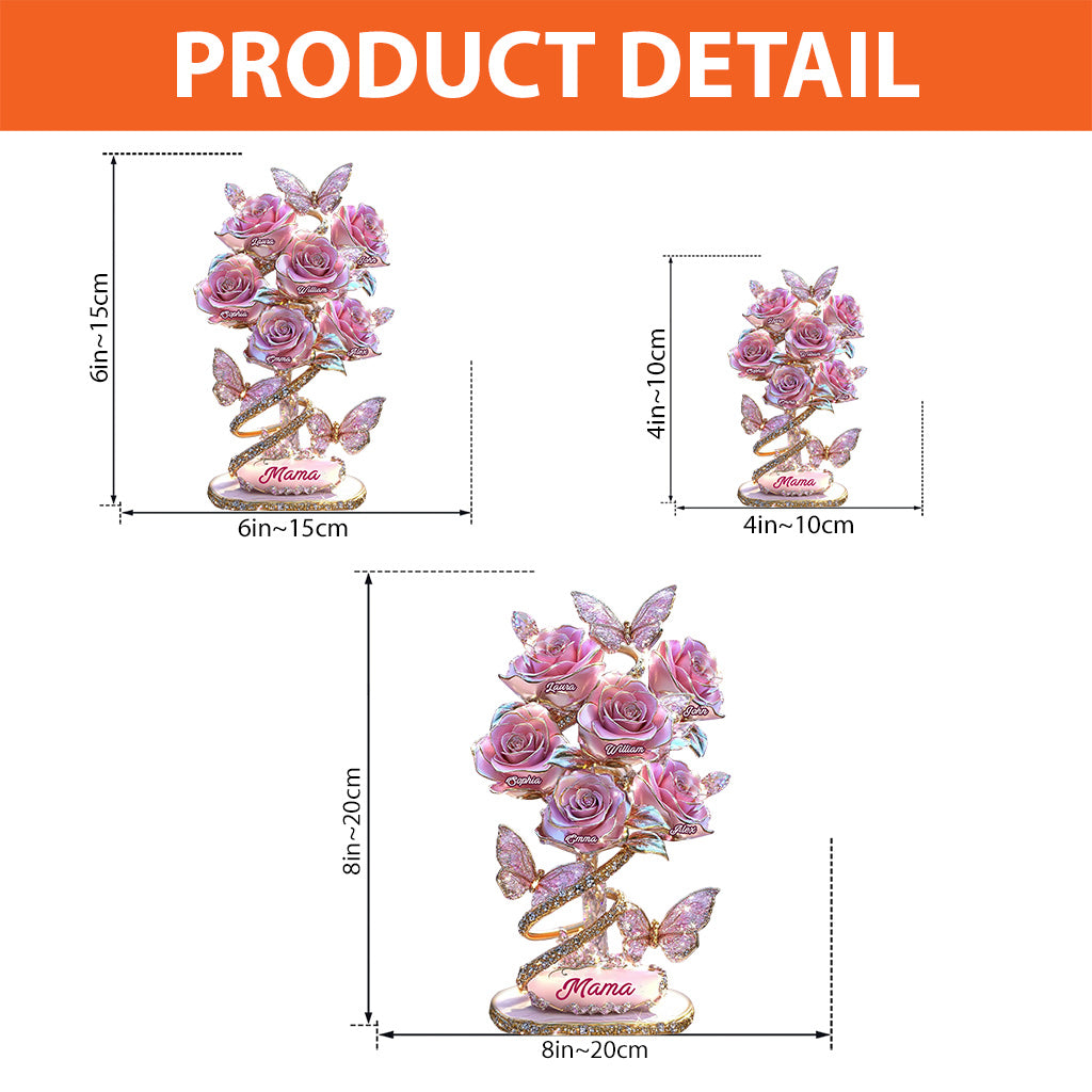 My Garden Christmas Gift For Mom, Grandma,... - Personalized Custom Shaped Acrylic Plaque