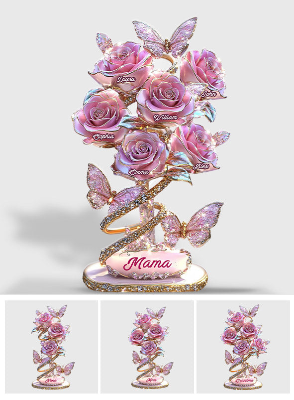 My Garden Christmas Gift For Mom, Grandma,... - Personalized Custom Shaped Acrylic Plaque