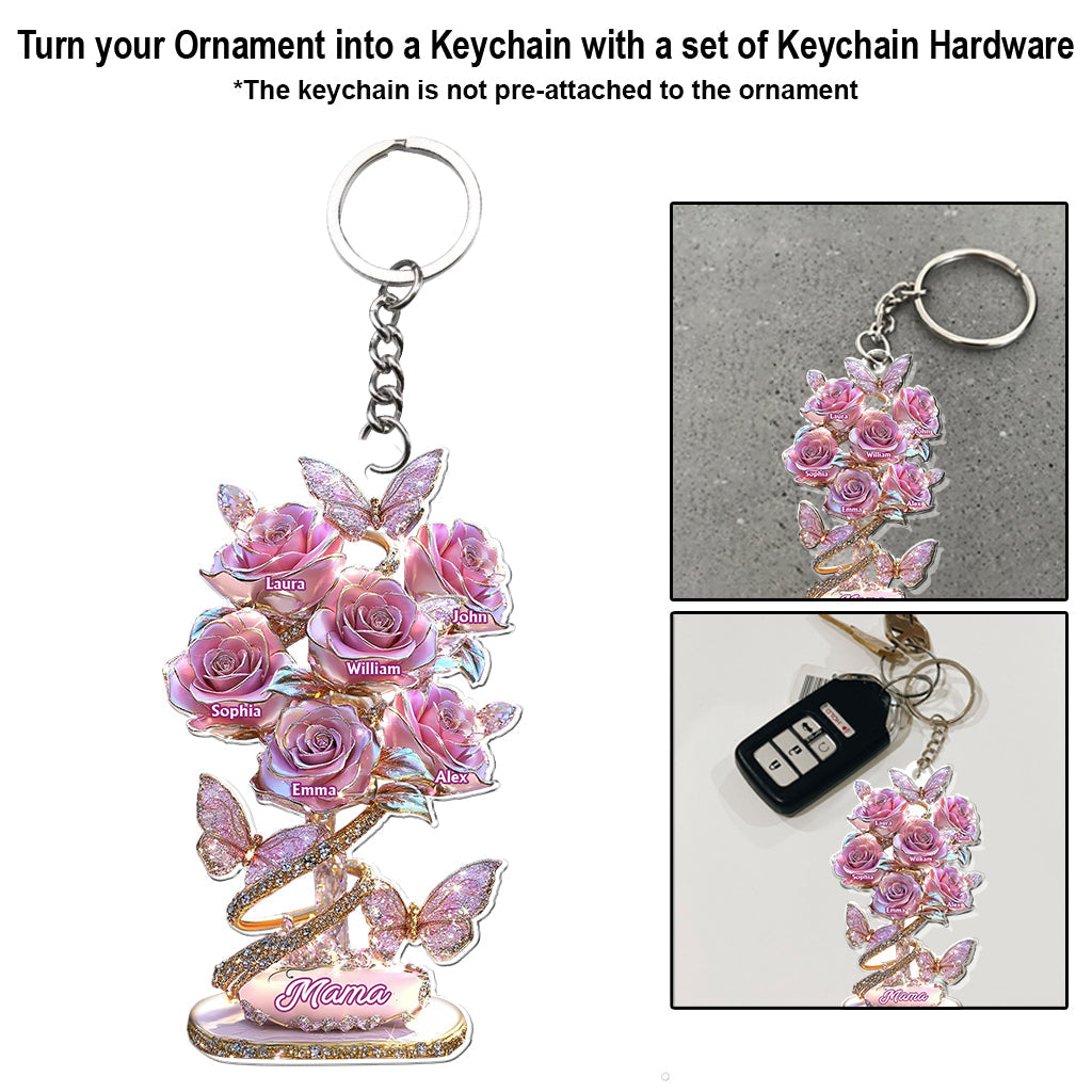 My Garden Gift For Mom, Grandma,... - Personalized Mother Transparent Ornament