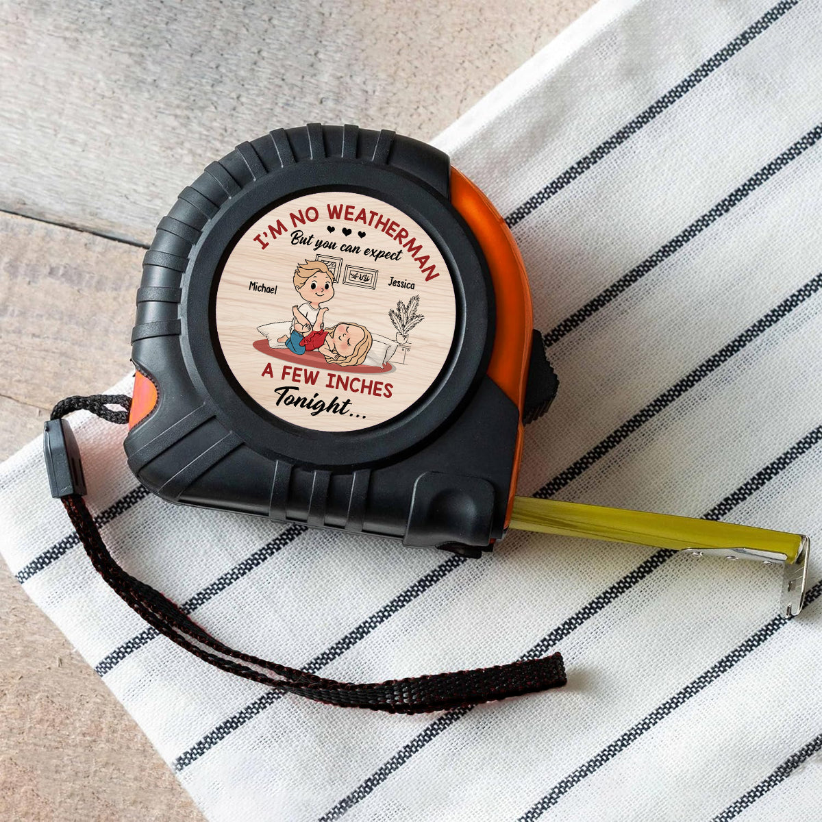 A Few Inches - Personalized Couple Measure Tape