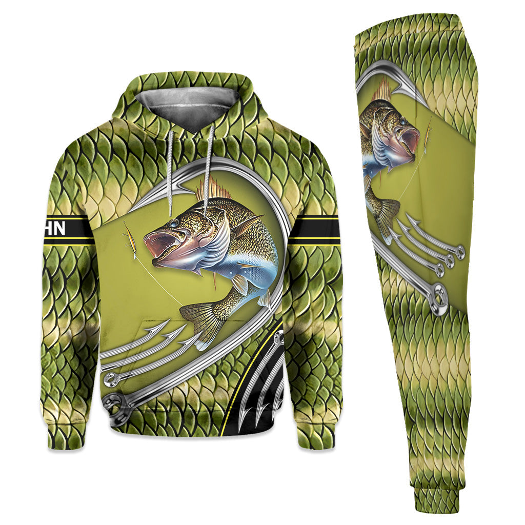 Love Fishing - Personalized Fishing Hoodie and Sweatpants