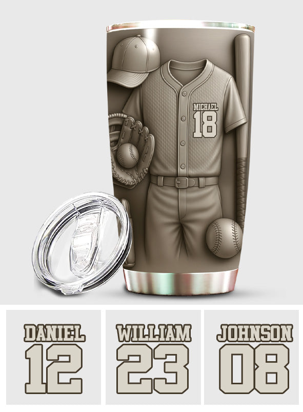 Baseball ist mehr als nur ein Spiel – personalisierter Baseball-Trinkbecher