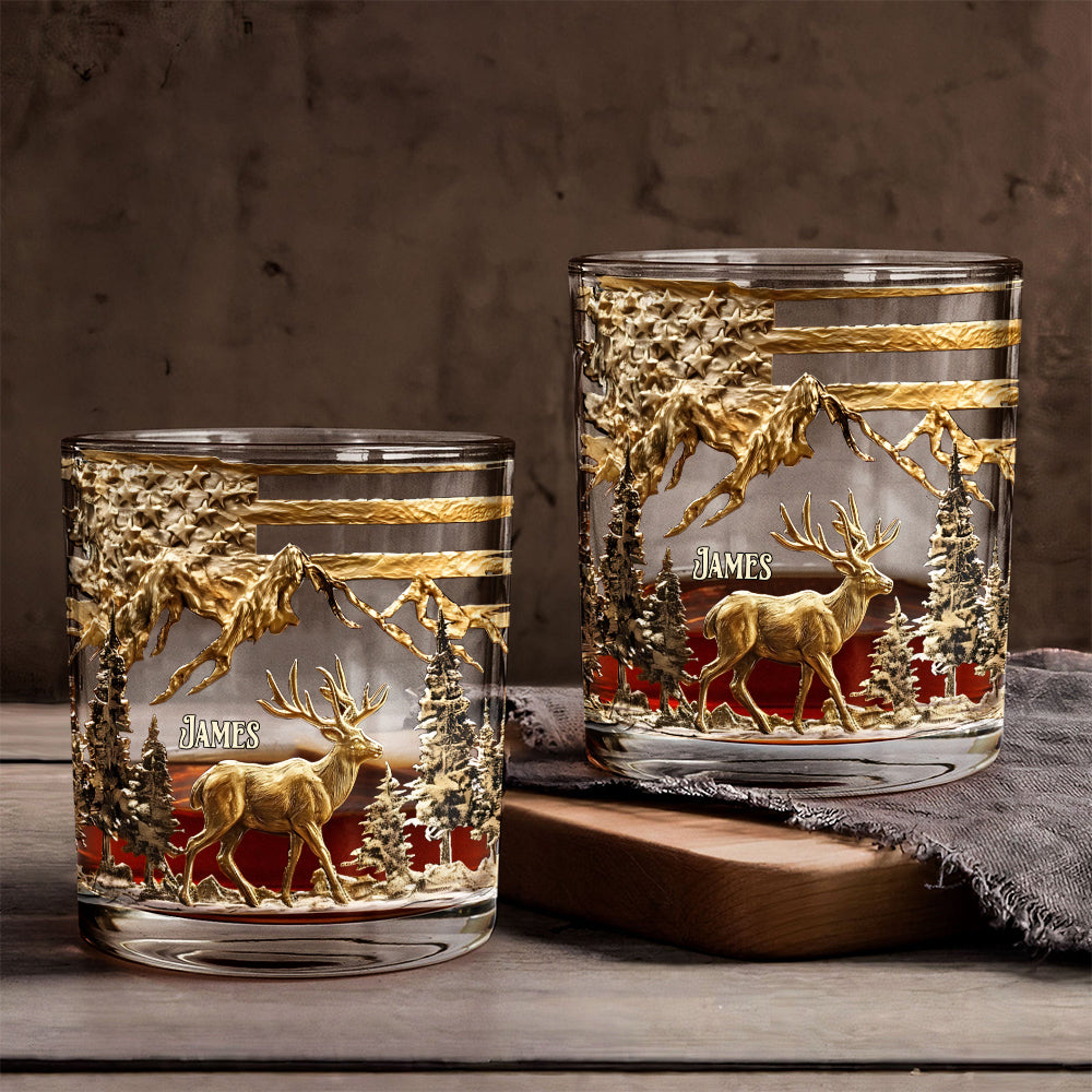 Hunting For Life - Personalized Hunting Whiskey Glass