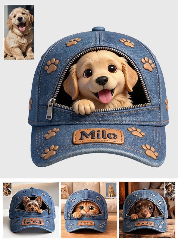 Personalisierte Foto - Klassische Hundekappe