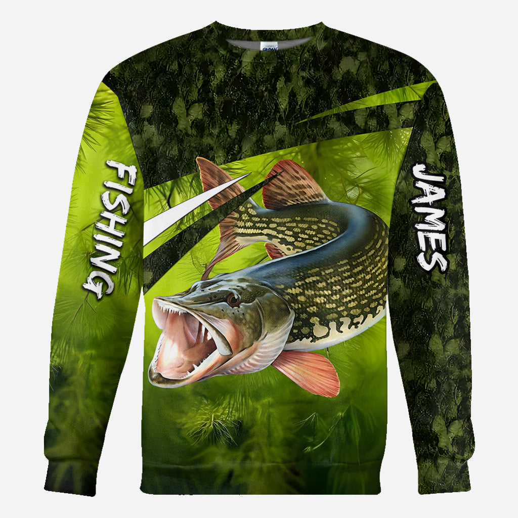Love Fishing - Personalized Fishing All Over Shirt