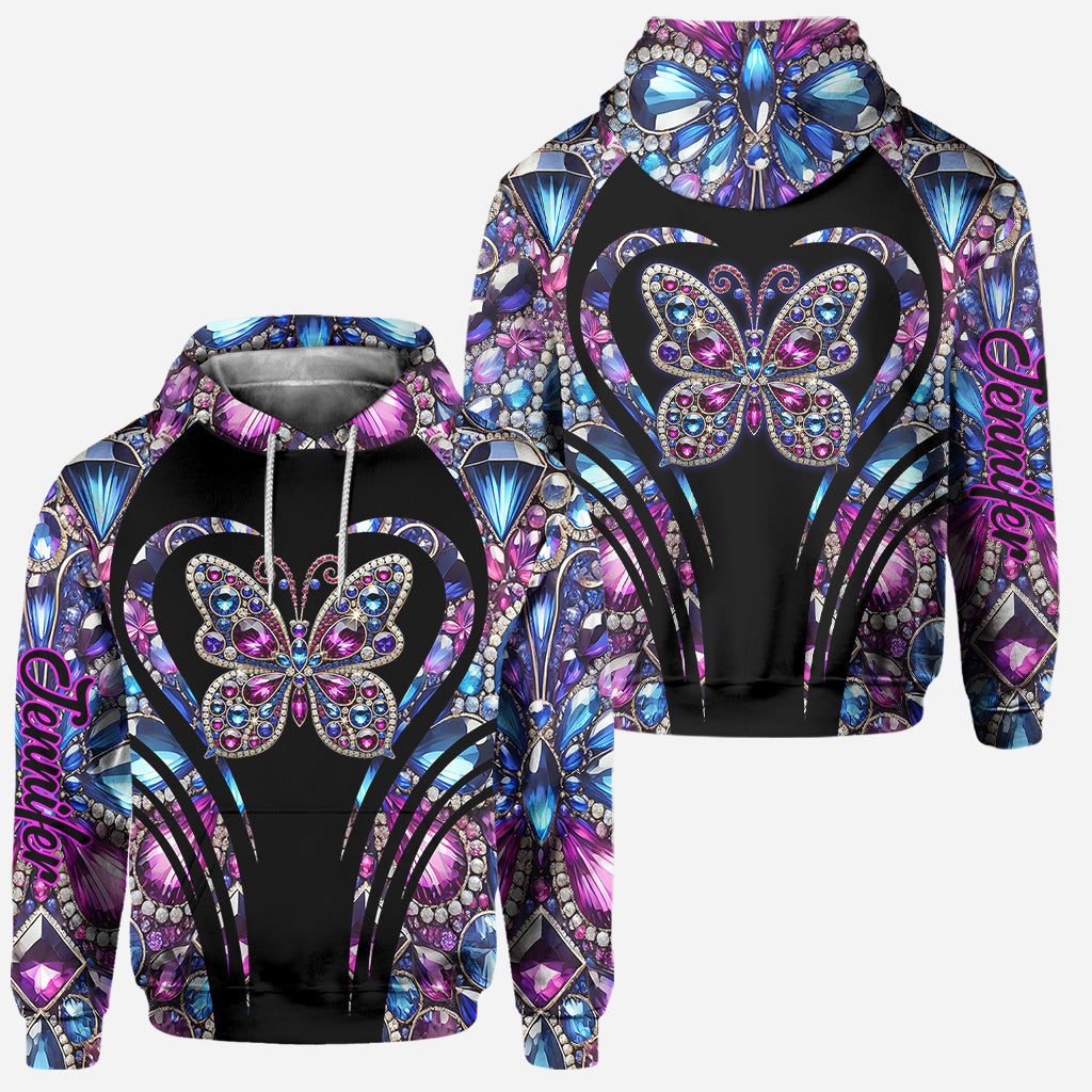 Love Butterfly - Personalized Butterfly Hoodie and Leggings