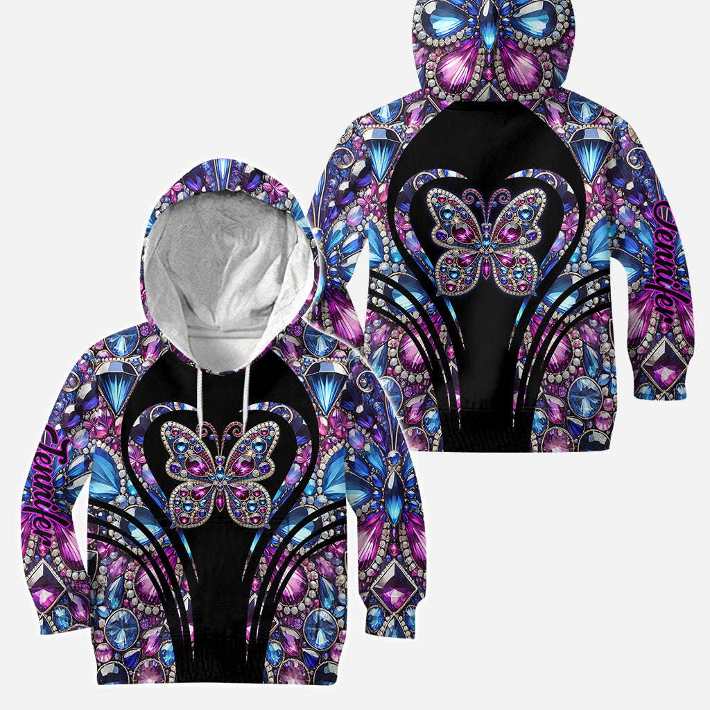 Love Butterfly - Personalized Butterfly Hoodie and Leggings