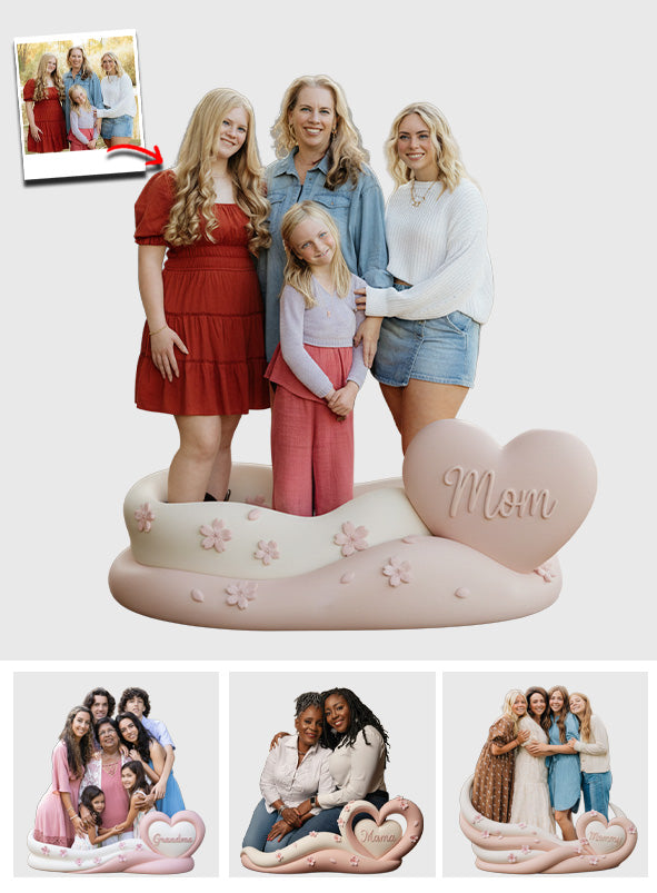 Individuell gestaltete Acrylplakette nach Wunsch – personalisiertes Muttertagsgeschenk für Mama und Oma