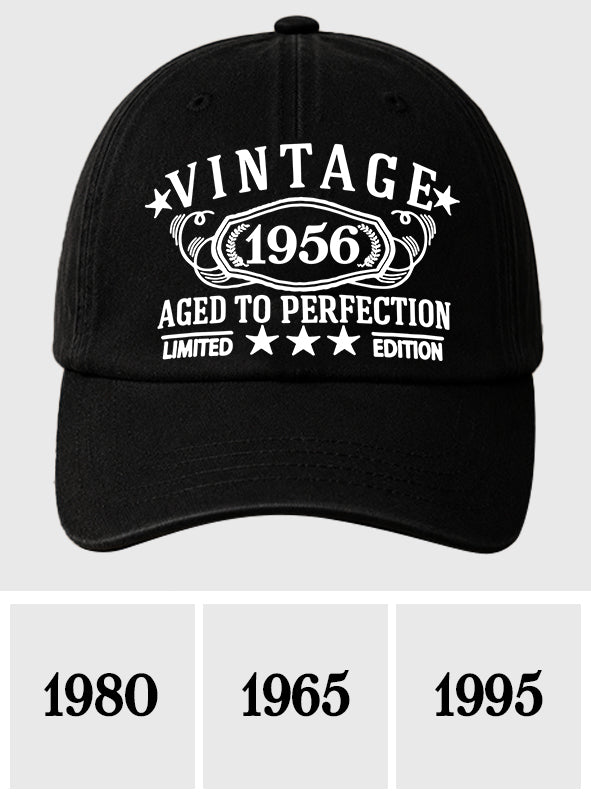 Geburtstagsgeschenk - Personalisierte bestickte klassische Mütze