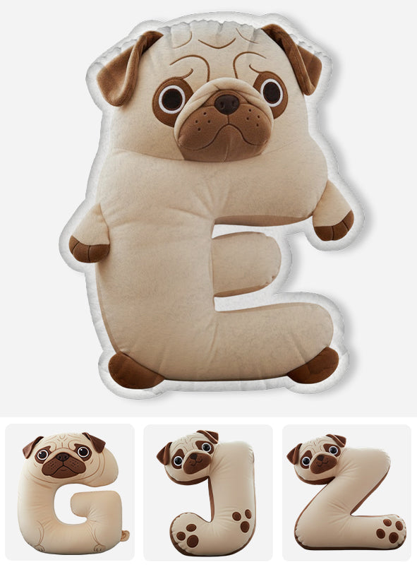 Niedliches Mops-Kissen – personalisiertes Hunde-Kissen