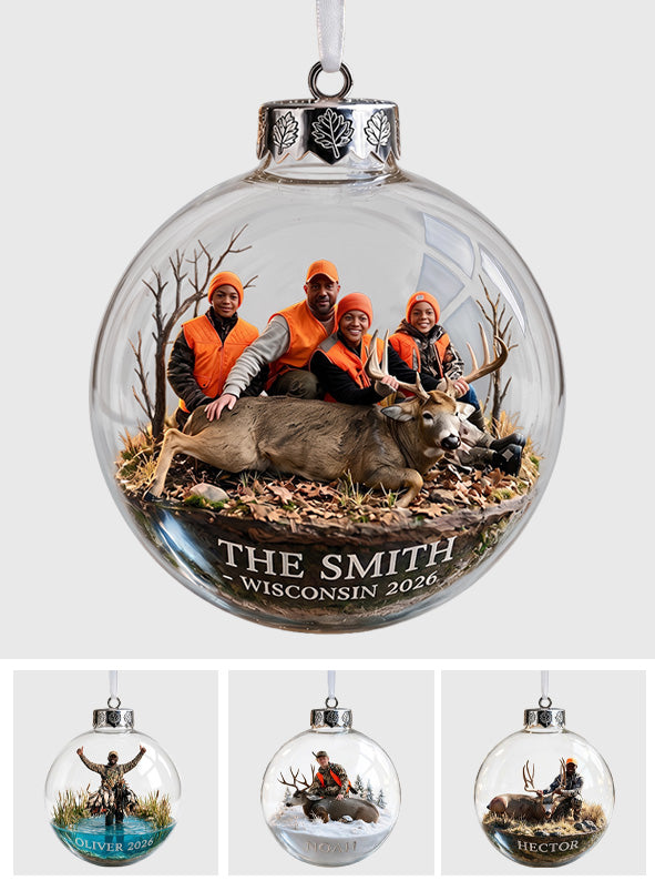 Personalisierte Foto-Jäger - Individuelle Jagdornament