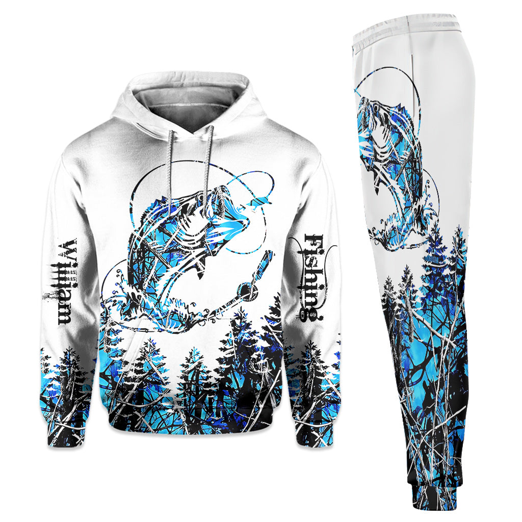 Love Fishing - Personalized Fishing Hoodie and Sweatpants