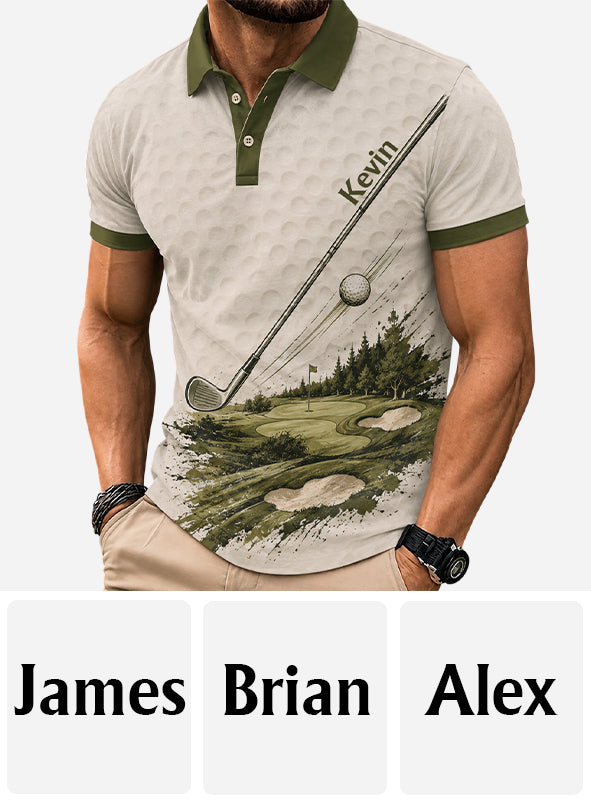 Love Golf - Personalized Golf Polo Shirt