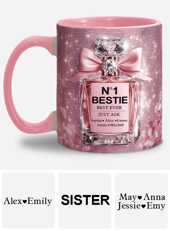 N01 Beste Freundinnen - Personalisierte Tasse mit Freundinnen-Akzent