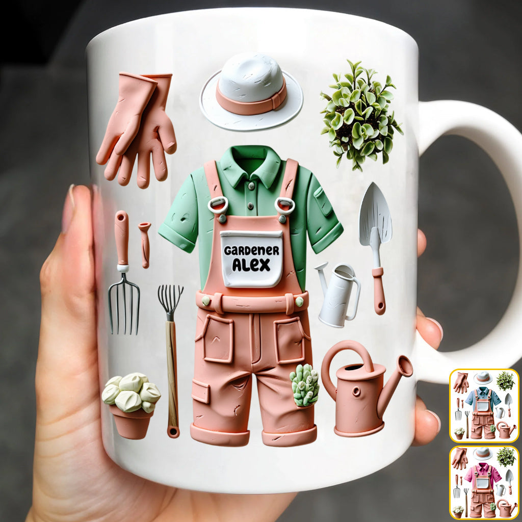 Love Gardening - Personalized Gardening Mug